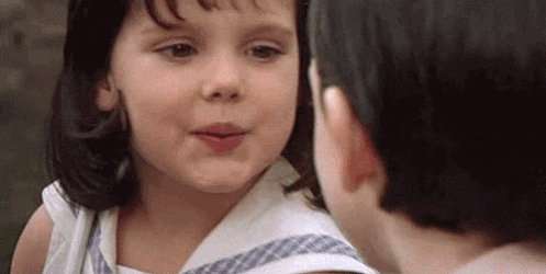 kids kiss GIF