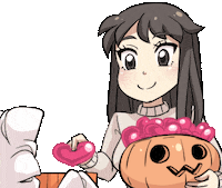 Trick Or Treat Love Sticker by Jin
