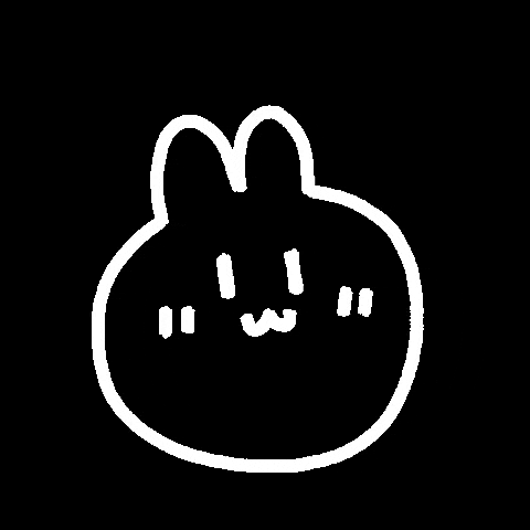 lucygooseyart giphygifmaker anime kawaii bunny GIF