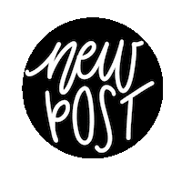 gkcaptures new white black newpost Sticker