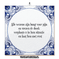 Humor Respect Sticker by Tegelspreuken.nl