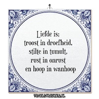 Hoop Rust Sticker by Tegelspreuken.nl