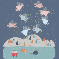christmas camping GIF
