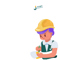 Construction Writing Sticker by Juragan Material.id