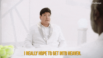 TallBoyz god death dying the good place GIF