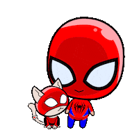 Peter Parker Sticker Sticker by Sony Pictures Animation