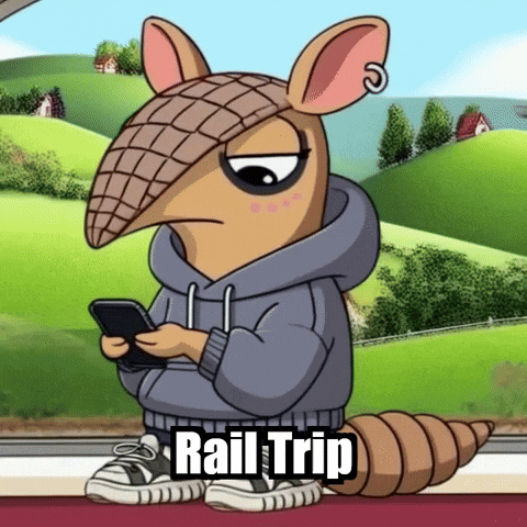 Train Journey GIF by Chillo Dillo