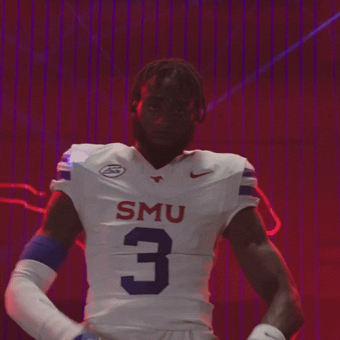 College Football Celebration GIF by SMU Football