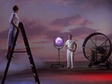 debbie reynolds you sure look lovely in the moonlight GIF