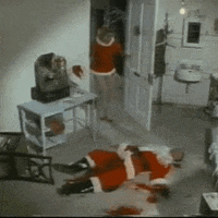 christmas horror GIF by absurdnoise