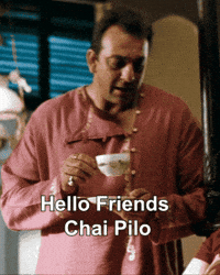 Tea Cup Hello GIF by India