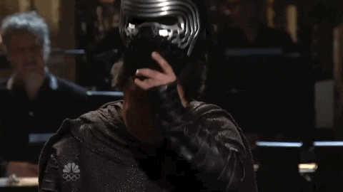 kylo ren whatever GIF by Saturday Night Live