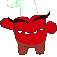 Cringe Facepalm Sticker by Om Nom