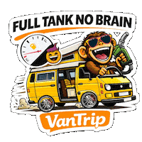 Van Full Tank Sticker by VanTrip.it