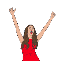 Hands Up Business Coach Sticker by Cait Scudder