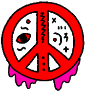 Third Eye Rainbow Sticker by T A R V E R