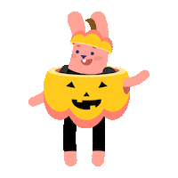 Trick Or Treat Pumpkin Sticker by BOOKR Kids