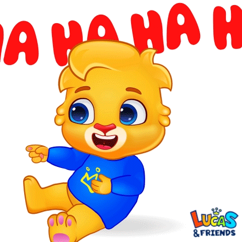 Ha Ha Lol GIF by Lucas and Friends by RV AppStudios