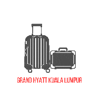 GrandHyattKualaLumpur vacation luggage checkin kualalumpur Sticker