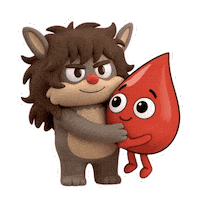 Red Cross Blood Sticker