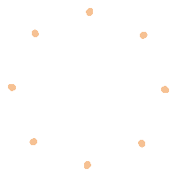 carmenphuah circle minimal round tan Sticker