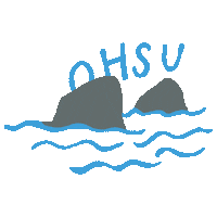 Oregon Coast Portland Sticker by OHSU