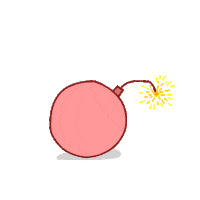 ninjafliege glitter bomb glitter explosion Sticker