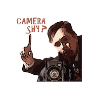 Photography Camera Sticker by NACHTSCHIMMEN Music-Theatre-Language NIGHTSHADES