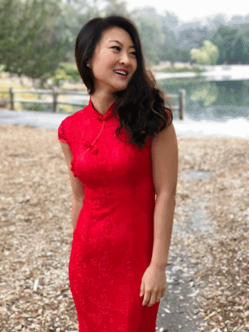 qipao asian weddings GIF by East Meets Dress