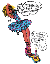 Breast Cancer Awareness Sticker by betseyjohnson