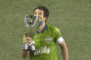 Seattle Sounders Kiss GIF by Major League Soccer