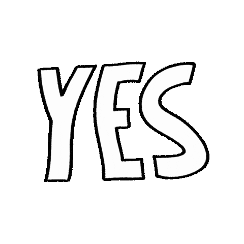Wiggle Yes Sticker