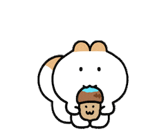 Not Thinking Yum-Yum Sticker by Kcomics