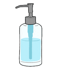 cuidate_fau coronavirus soap limpieza jabon Sticker