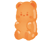 coogom_studio jelly gummybear 젤리 쿠곰 Sticker