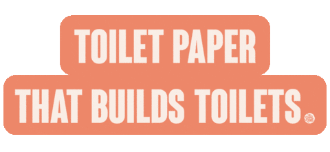 Toilet Paper Sticker by The Good Roll