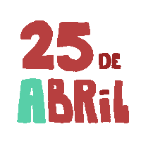 25 De Abril Freedom Sticker