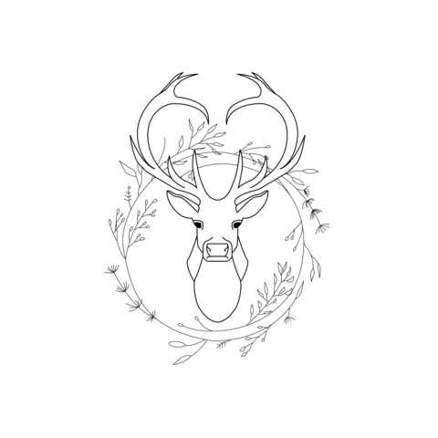 Deer Sticker by Hacettepe University Department of Graphic Design
