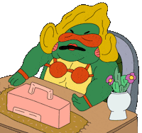 Rock Out Sticker by Sick Animation