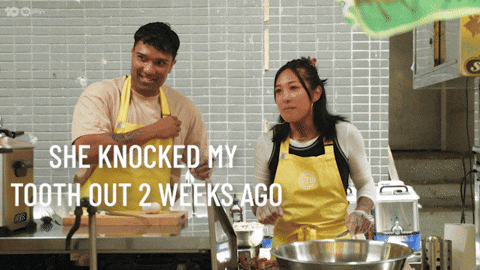 Australia Tooth GIF by MasterChefAU