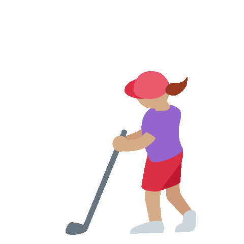 emojivid giphyupload sports woman golf Sticker