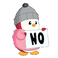 No Way Penguin Sticker by Pudgy Penguins