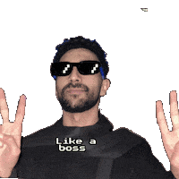 Like A Boss Mood Sticker