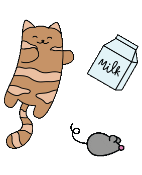 Cat Milk Sticker