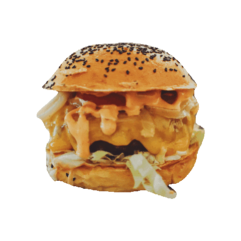 Burger Sticker by ONE MORE