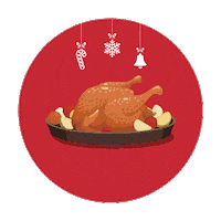 yemektekeyifvarcom happy food christmas yummy Sticker