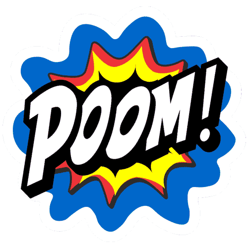 Pop Art Sticker Sticker