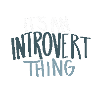 Introvert Sticker by kaylaannephotographystl
