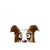 Happy Dog Sticker
