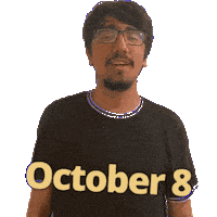 October 8 Sticker